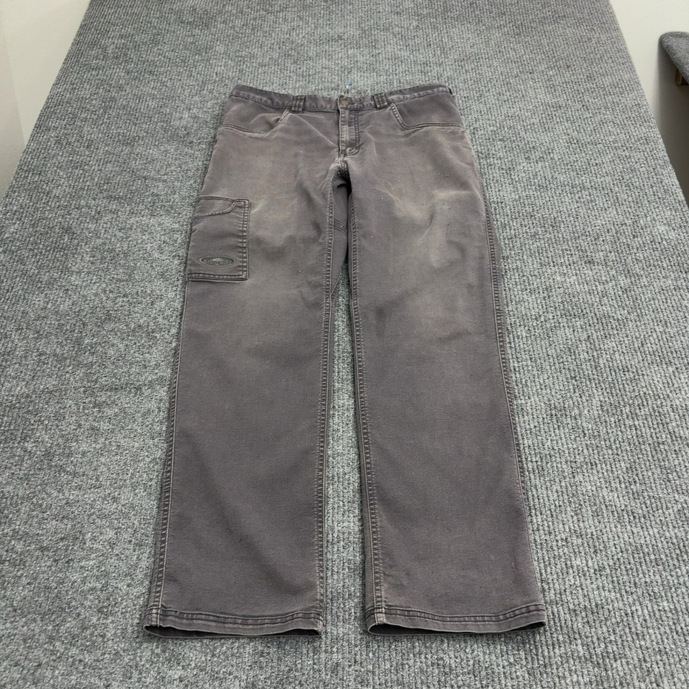 Arborwear Pants Mens 36 Grey Cotton Blend Cargo Workwear Gorpcore